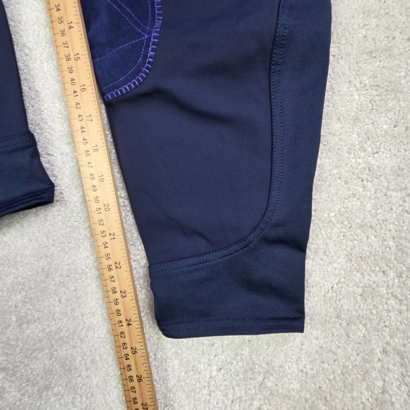 Piper by SmartPak Women's Navy Purple Riding Breeches Equestrian Pants Size 44R - Picture 8 of 8